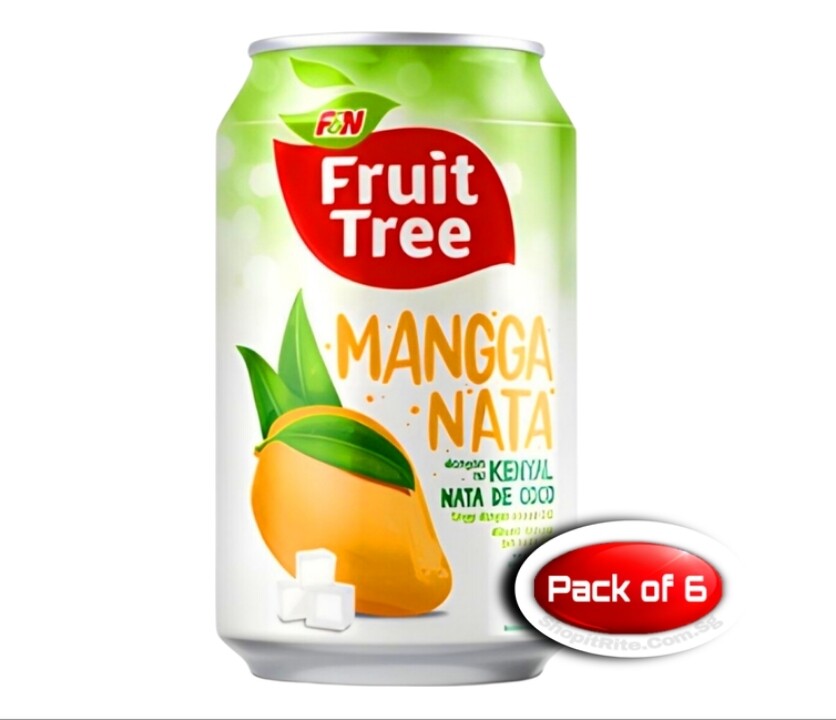 F&amp;n Fruit Tree Mango 300mL 6 Cans