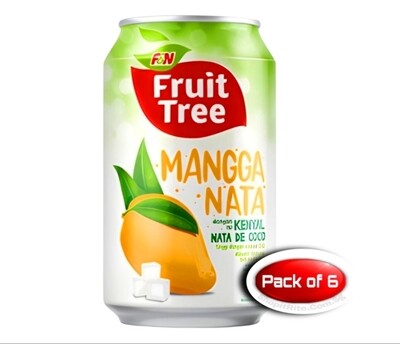 F&amp;n Fruit Tree Mango 300mL 6 Cans