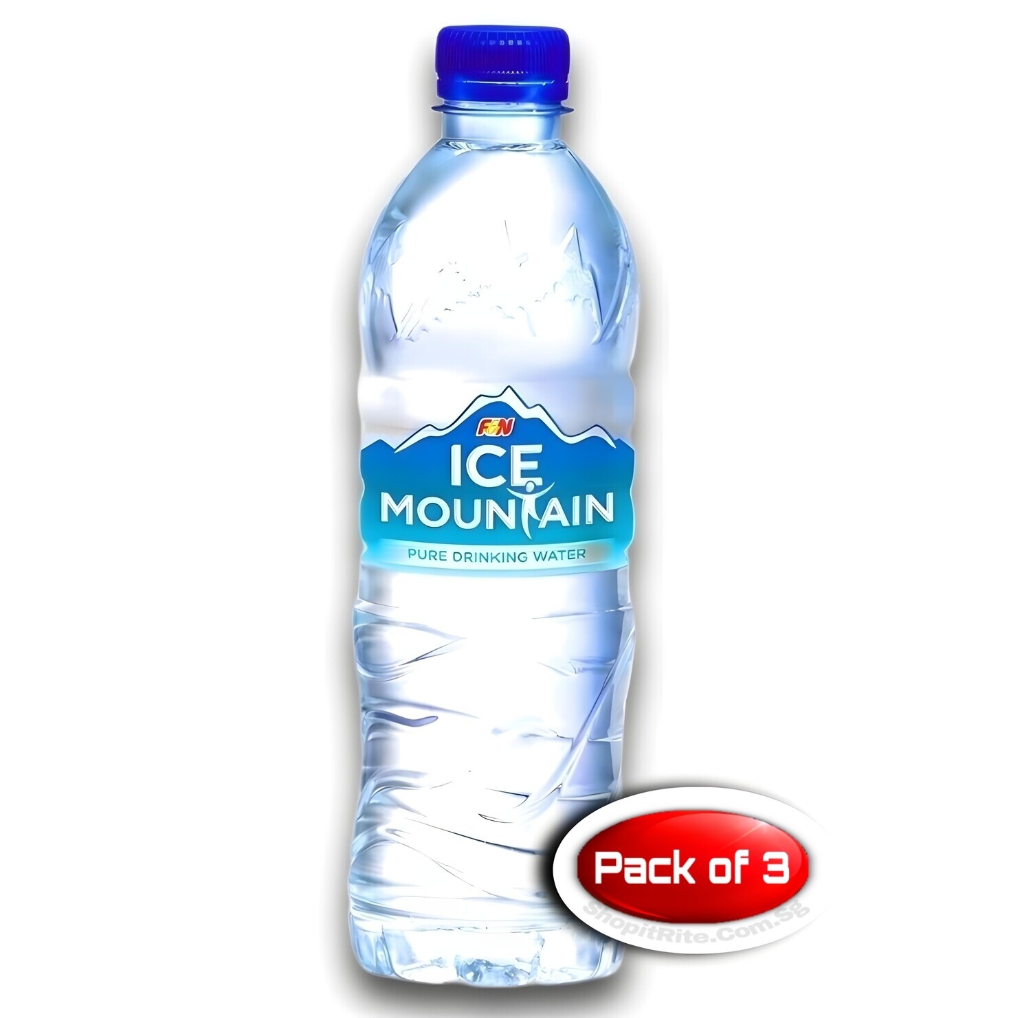 F&amp;N Ice Mountain Drinking Water 600mL 3 Bottles