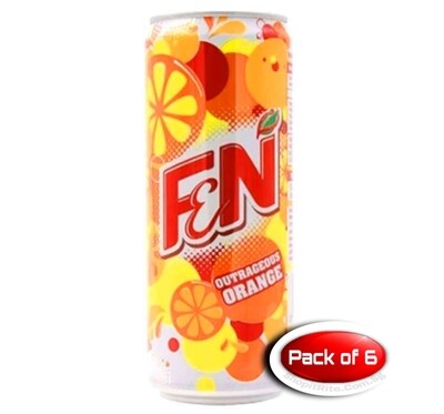 F&amp;N Orange 325mL 6 Cans