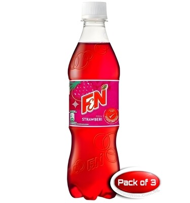 F&amp;N Strawberry 500mL 3 Bottles
