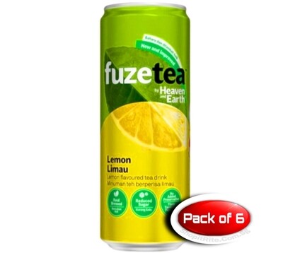 Fuze Tea Lemon 300mL 6 Cans