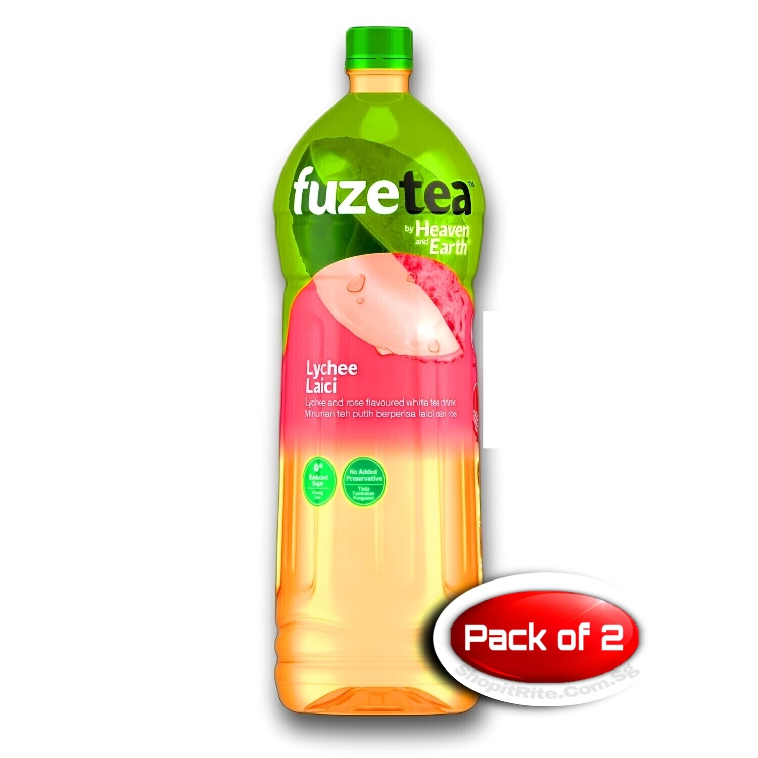 Fuze Tea Lychee Flavor 1.5L 2 Bottles