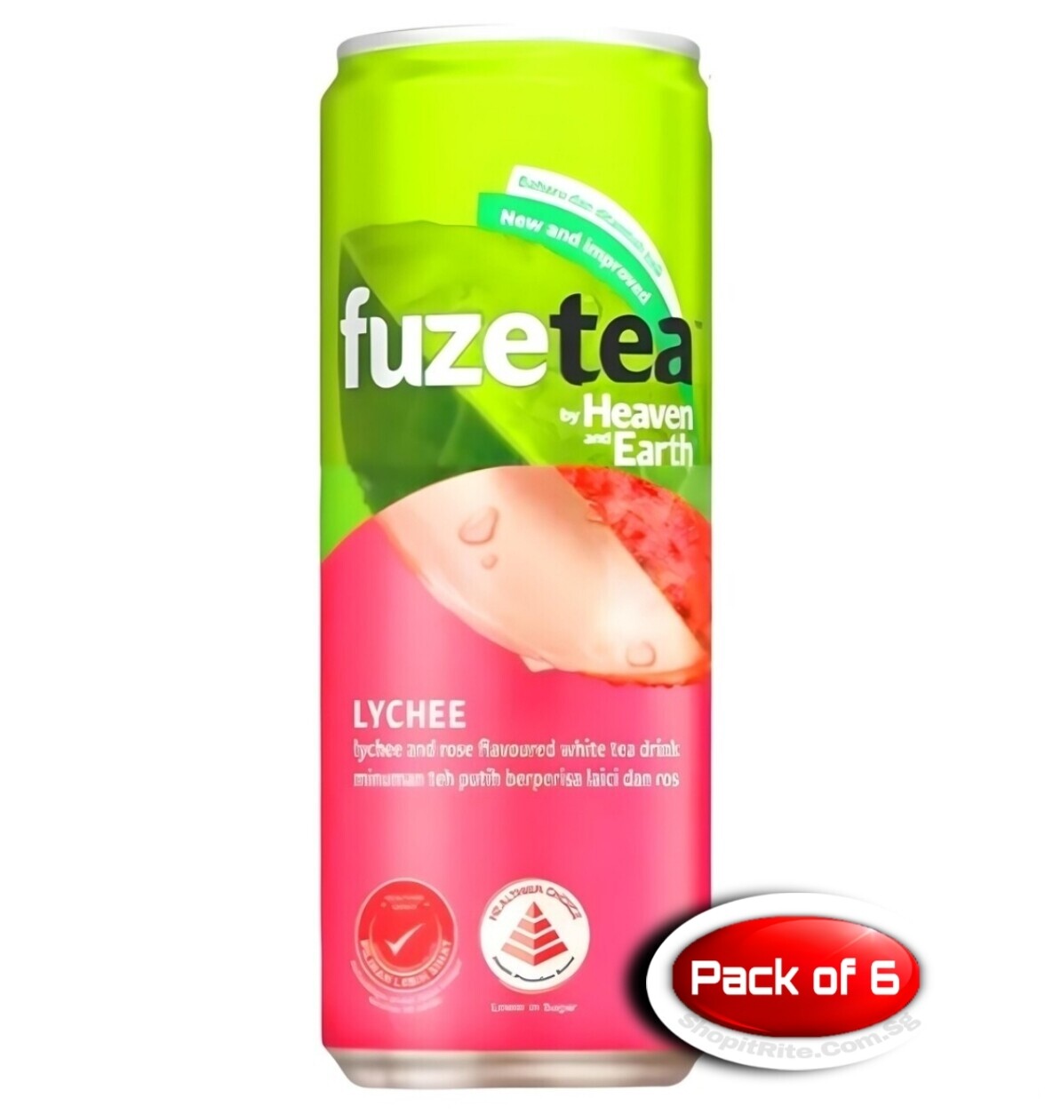 Fuze Tea Lychee Flavor 300mL 6 Cans