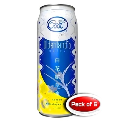 Ice Cool Oldendandia Lemon Water 320mL 6 Cans