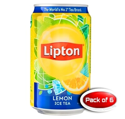 Lipton lemon ice tea 300mL 6 Cans