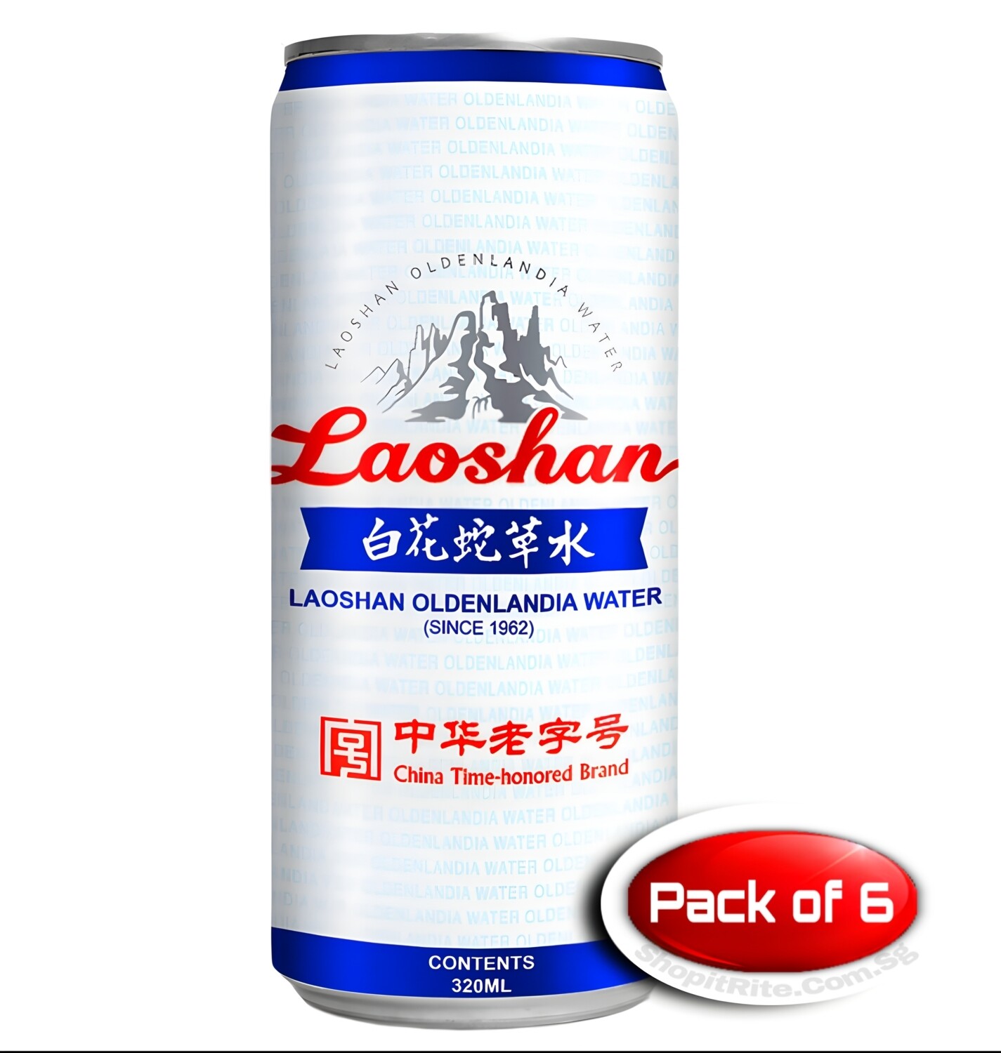 Laoshan Oldenlandia Water 320mL 6 Cans