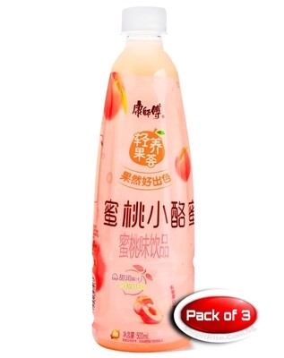Master Kang shi fu Peach Yogurt 500mL 3 Bottles