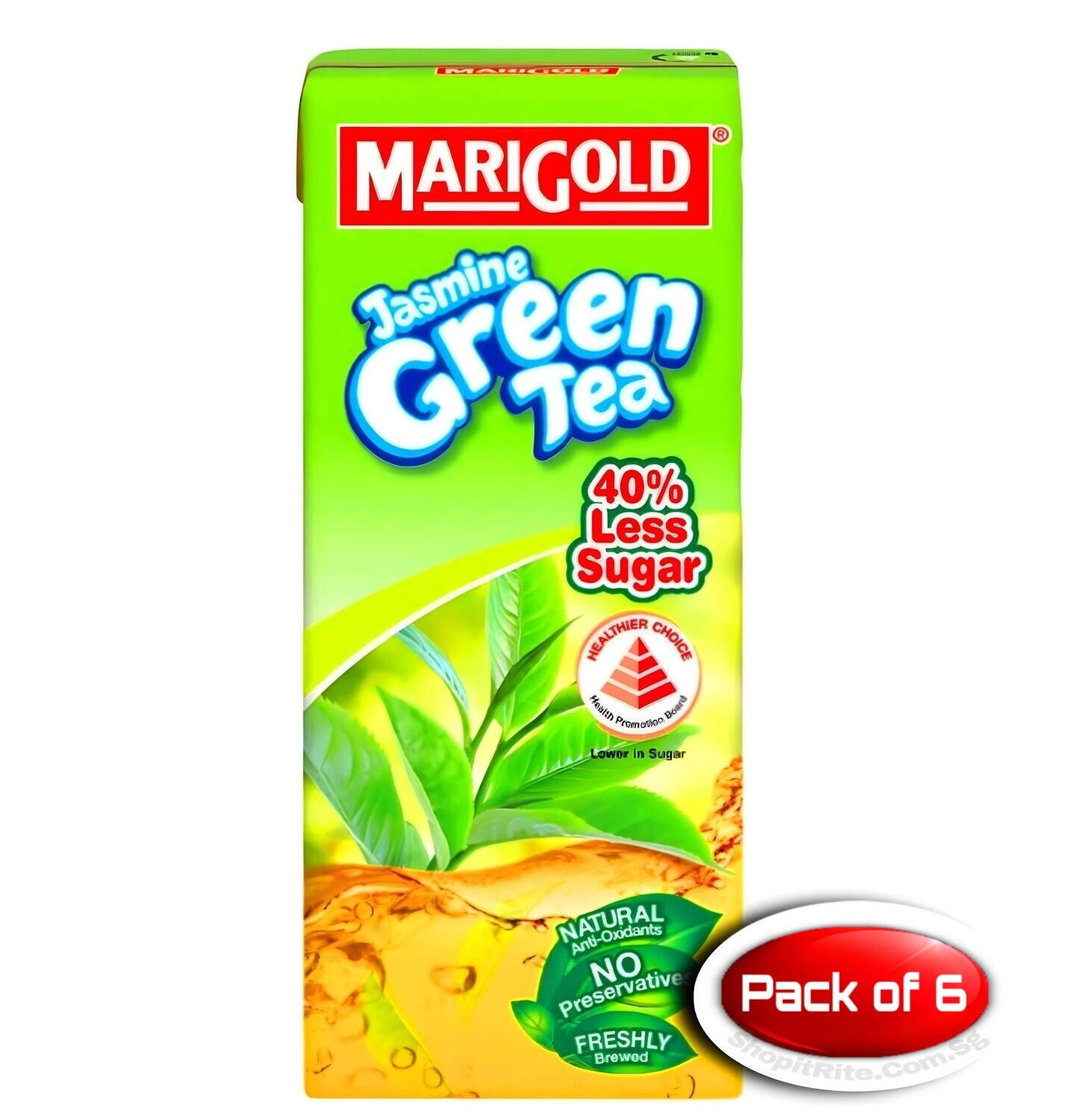Marigold Jasmine Green Tea 250mL 6 Pack