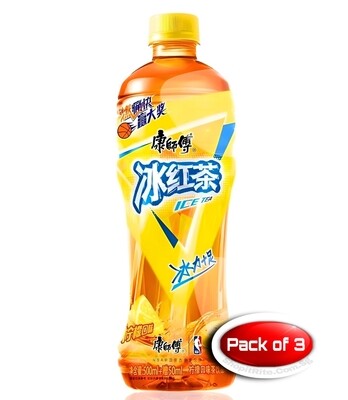 Master Kong Kang shi fu Lemon Ice Tea 500mL 3 Bottles