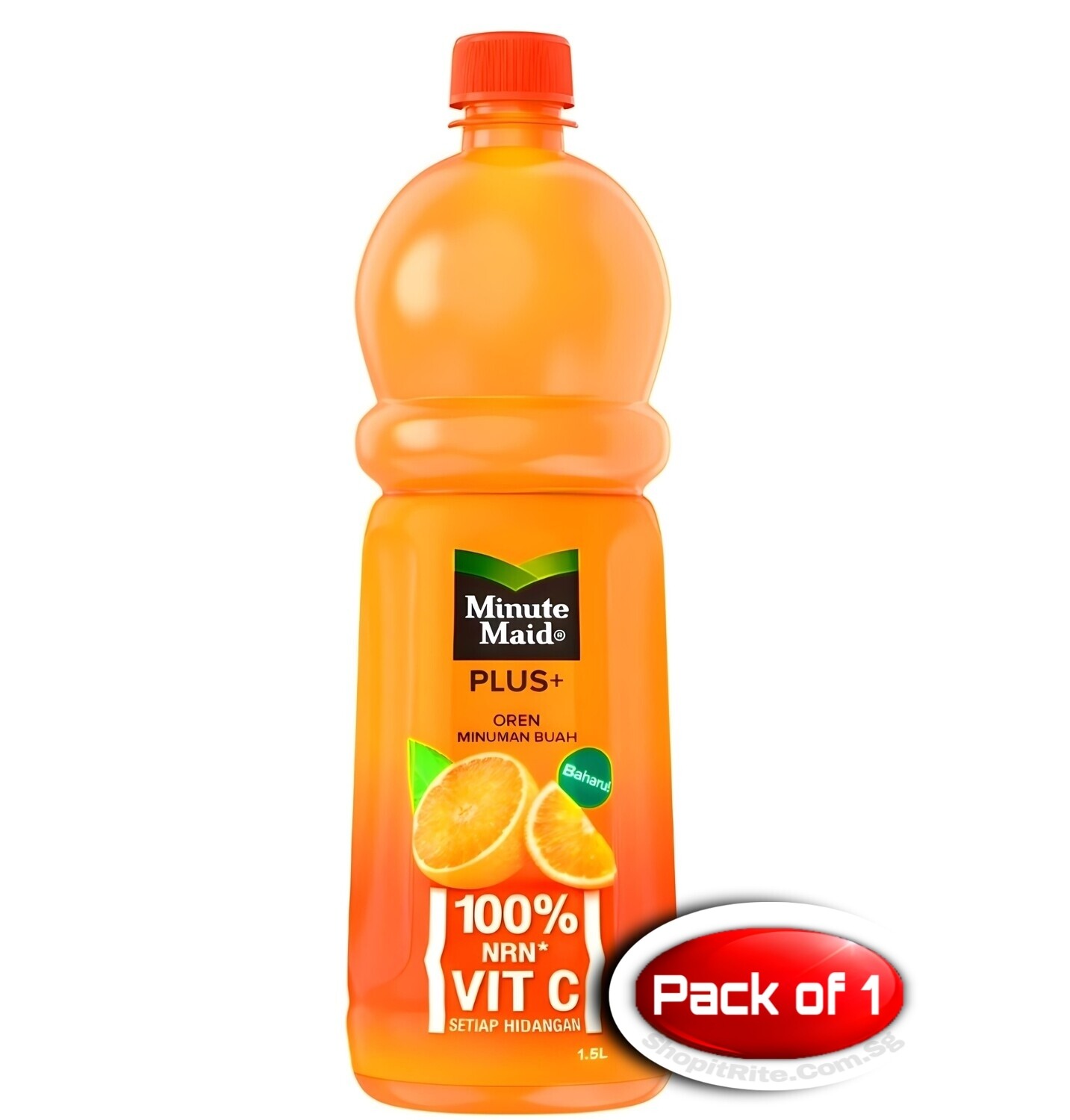 Minute Maid PLUS Orange Fruit 1.5L Single Bottle