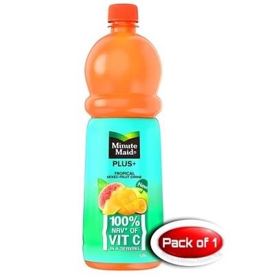 Minute Maid Plus Tropical Mixed Fruit 1.5L Single Bottle