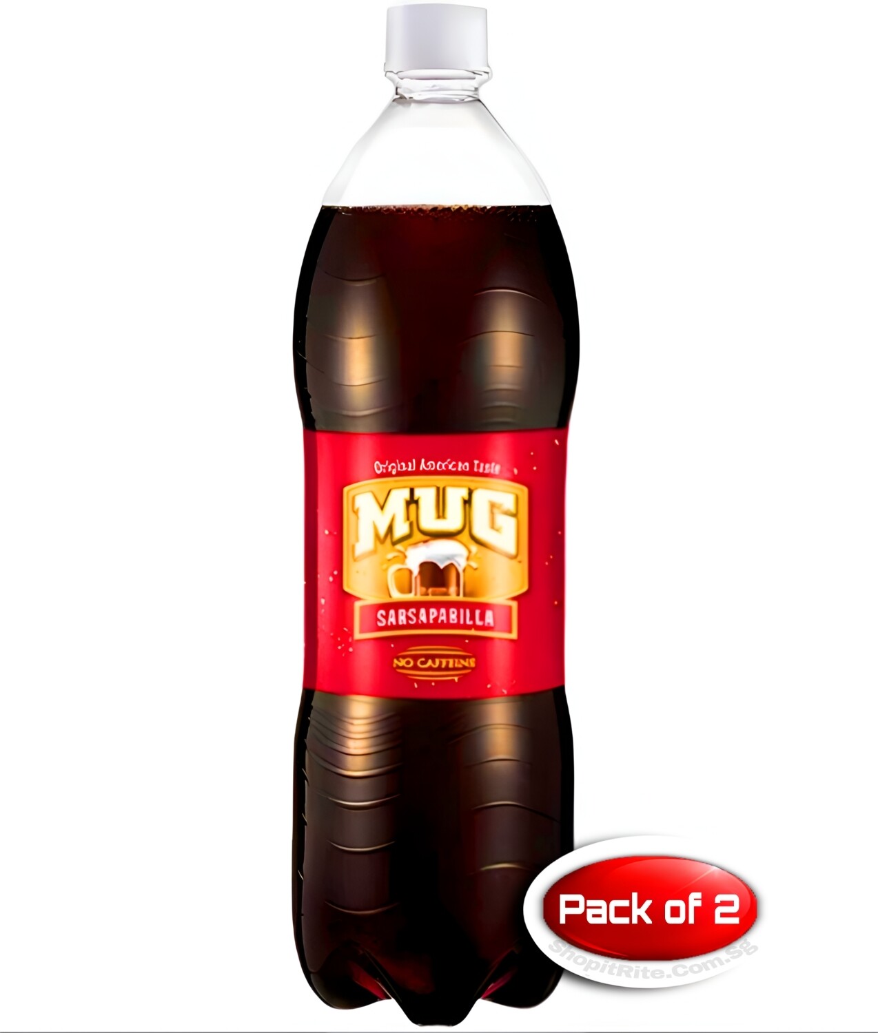 Mug Root Beer Sarsaparilla 1.5L 2 Bottles
