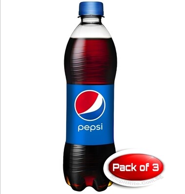 Pepsi 500mL 3 Bottles