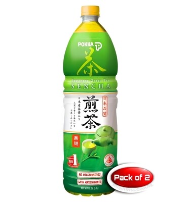 Pokka Japanese Green Tea 1.5L 2 Bottles
