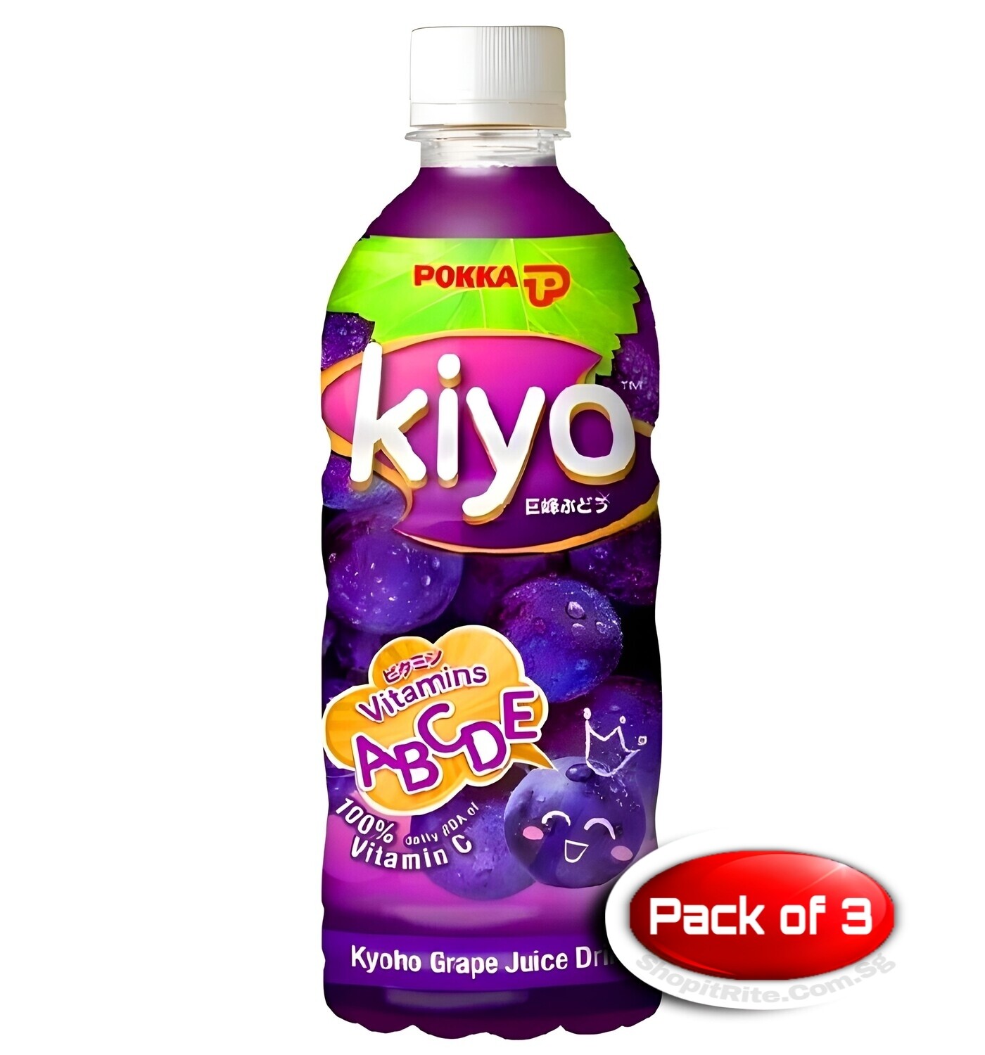 Pokka Kiyo Kyoho Grape Juice 500ml 3 Bottles