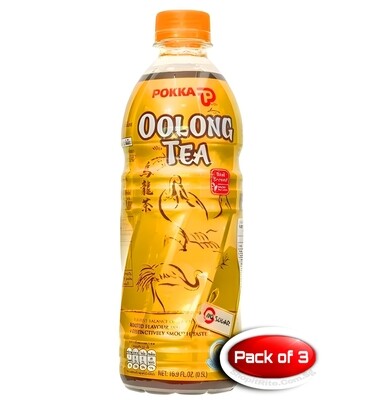 Pokka Oolong Tea 500ml 3 Bottles