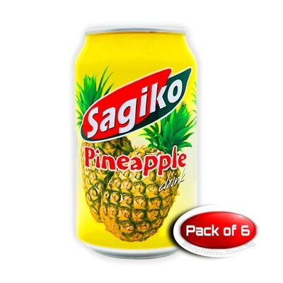 Sagiko Pineapple Juice 320mL 6 Cans