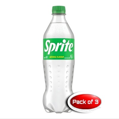 Sprite 500mL 3 Bottles