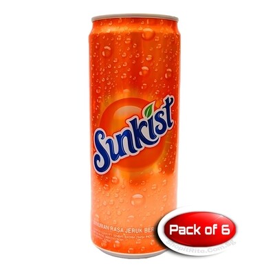​Sunkist Orange 325ml 6 Cans