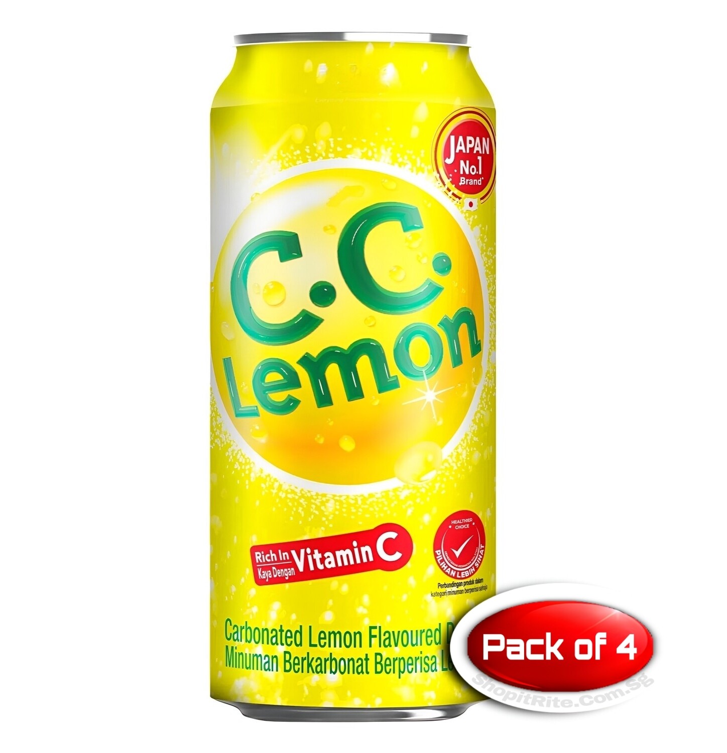 Suntory C.C. Lemon 320mL 4 Cans