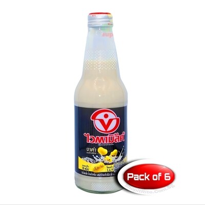 Vitamilk Black Sesame Soy Milk 300mL 6 Bottles