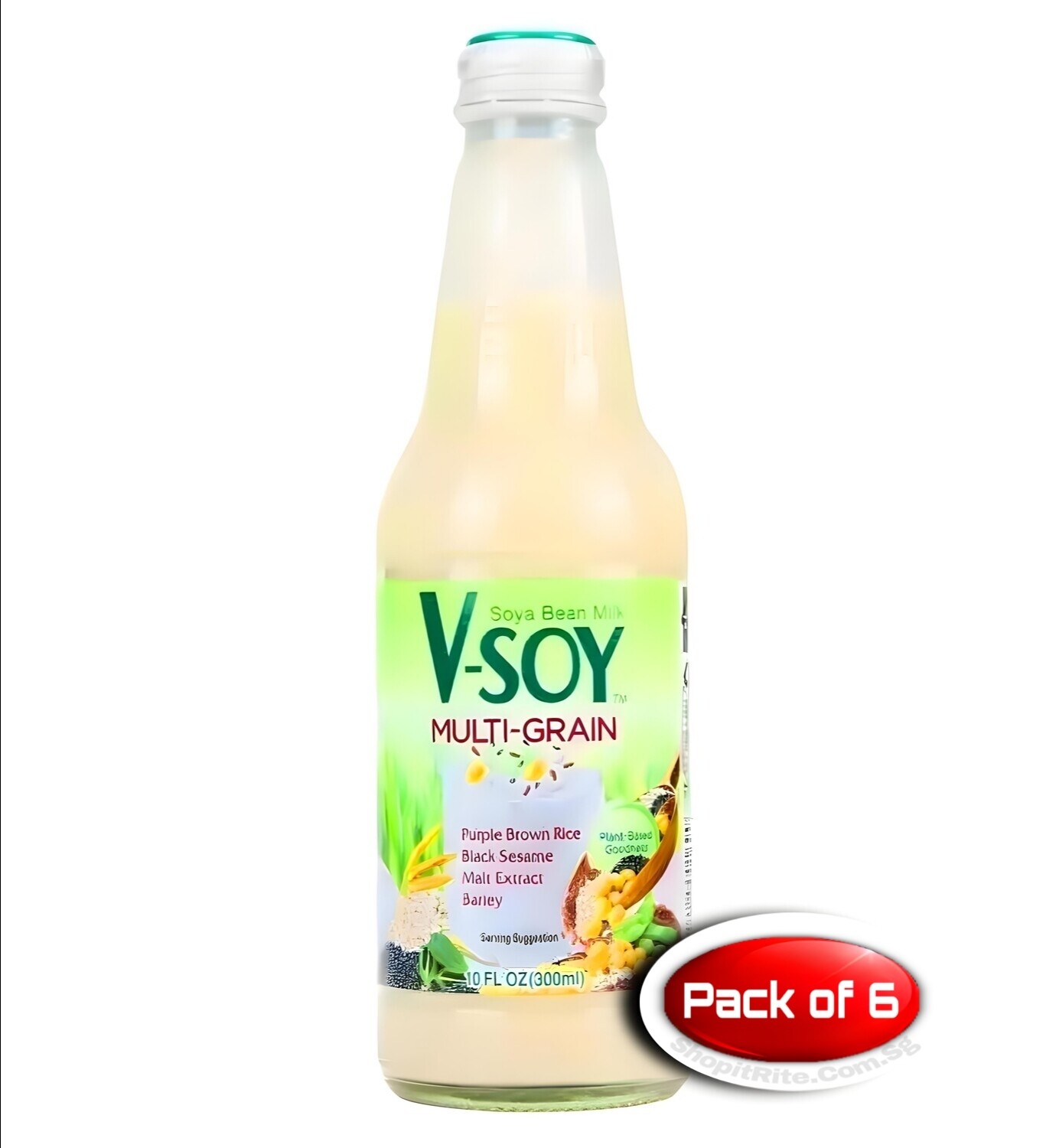 V-Soy Original Soymilk 300ML 6 Bottles