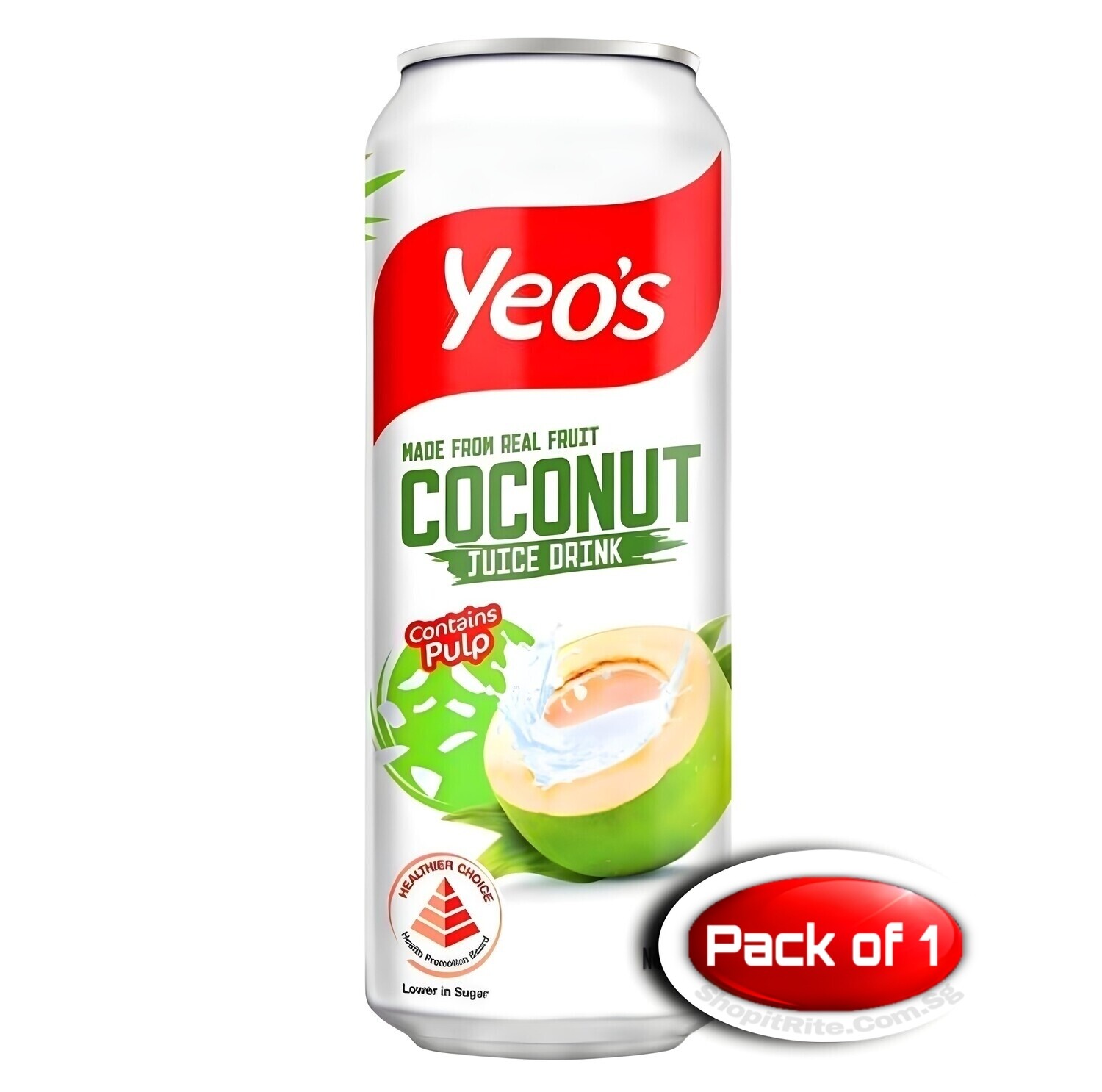 Yeo&#39;s Coconut Juice 490mL 1 Can