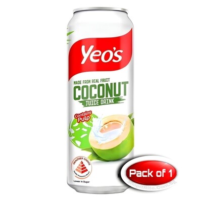 Yeo&#39;s Coconut Juice 490mL 1 Can