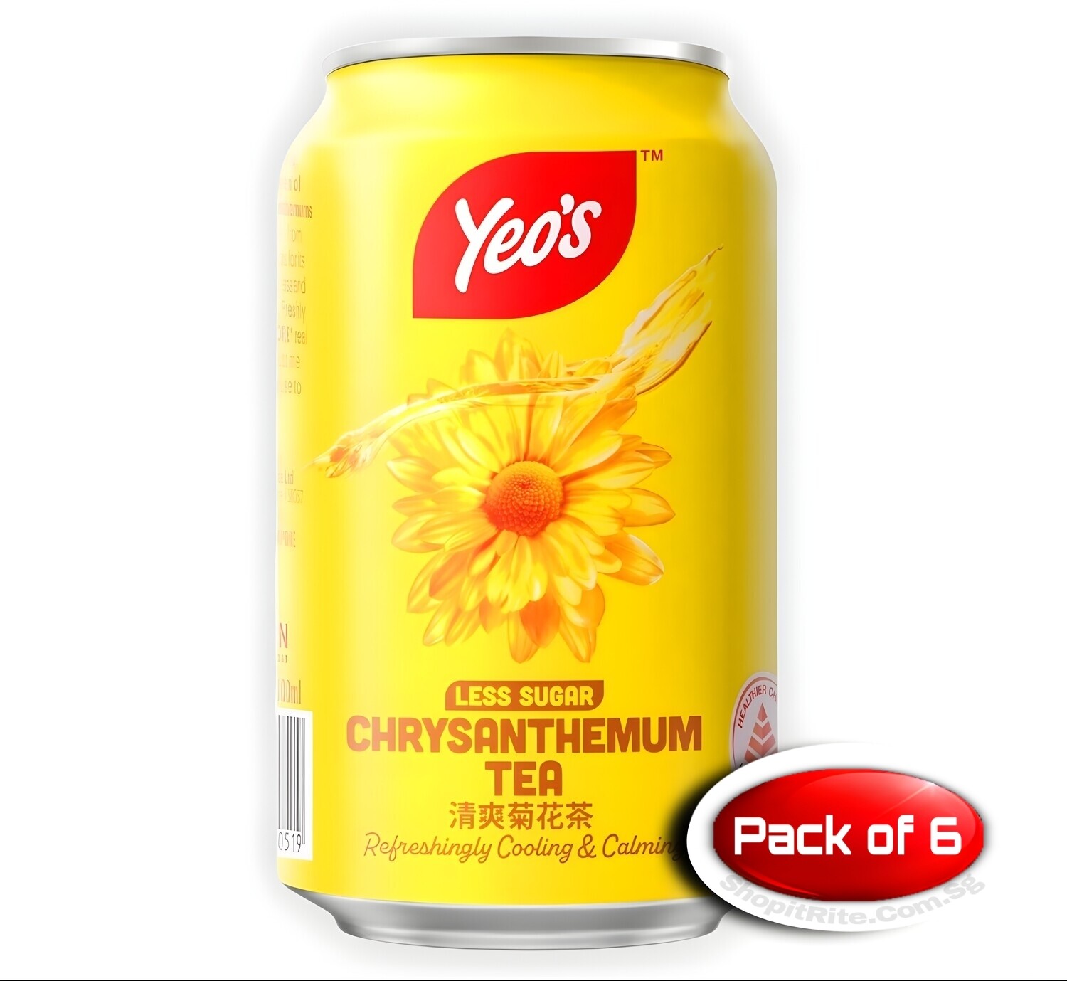 Yeo&#39;s Chrysanthemum Tea 300mL 6 Cans