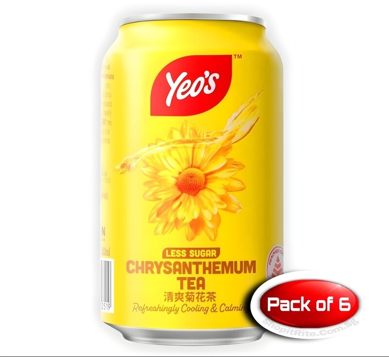 Yeo's Chrysanthemum Tea 300mL 6 Cans