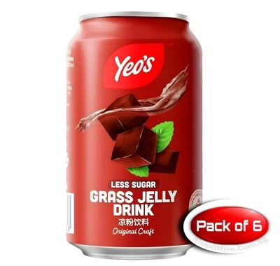 Yeo&#39;s Grass Jelly 300mL 6 Cans