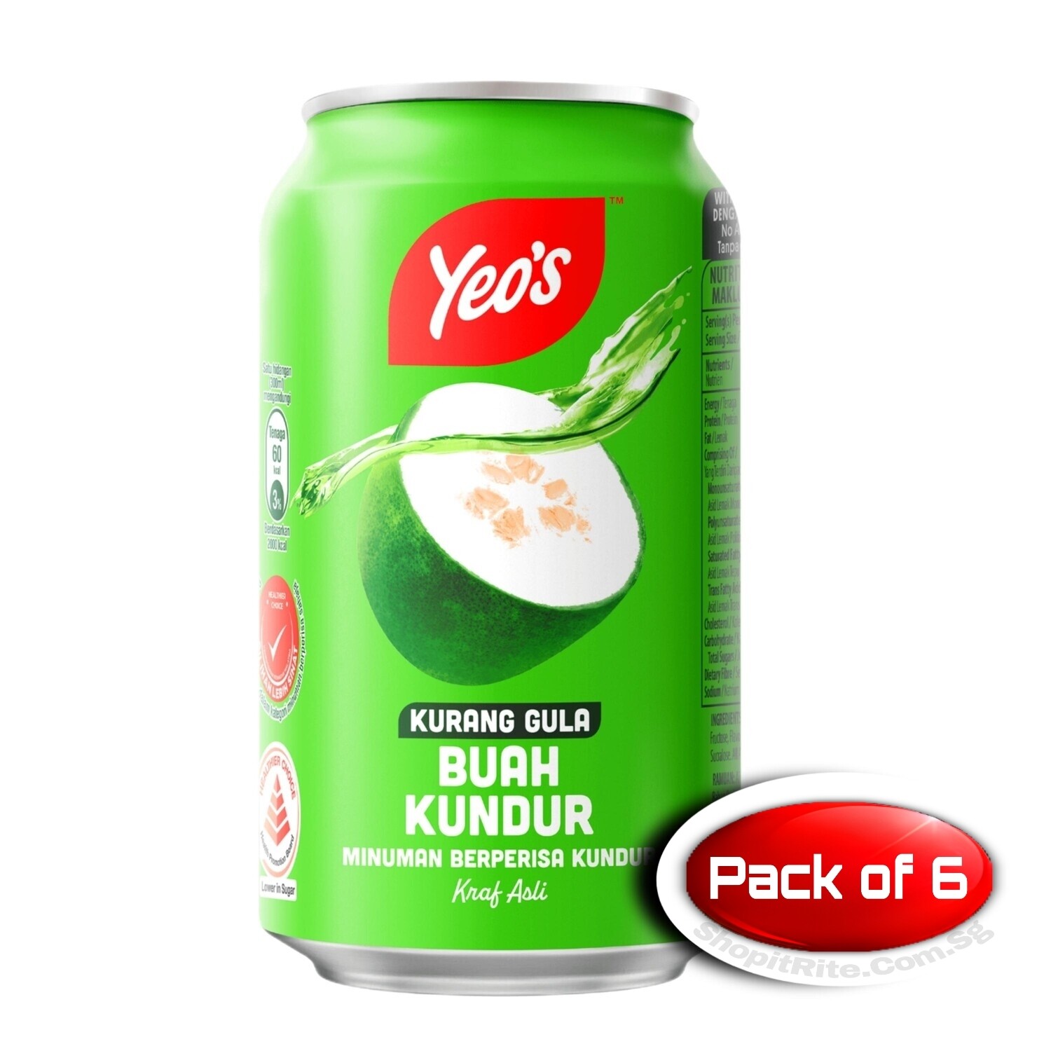 Yeo&#39;s Winter Melon Tea 300mL 6 Pack