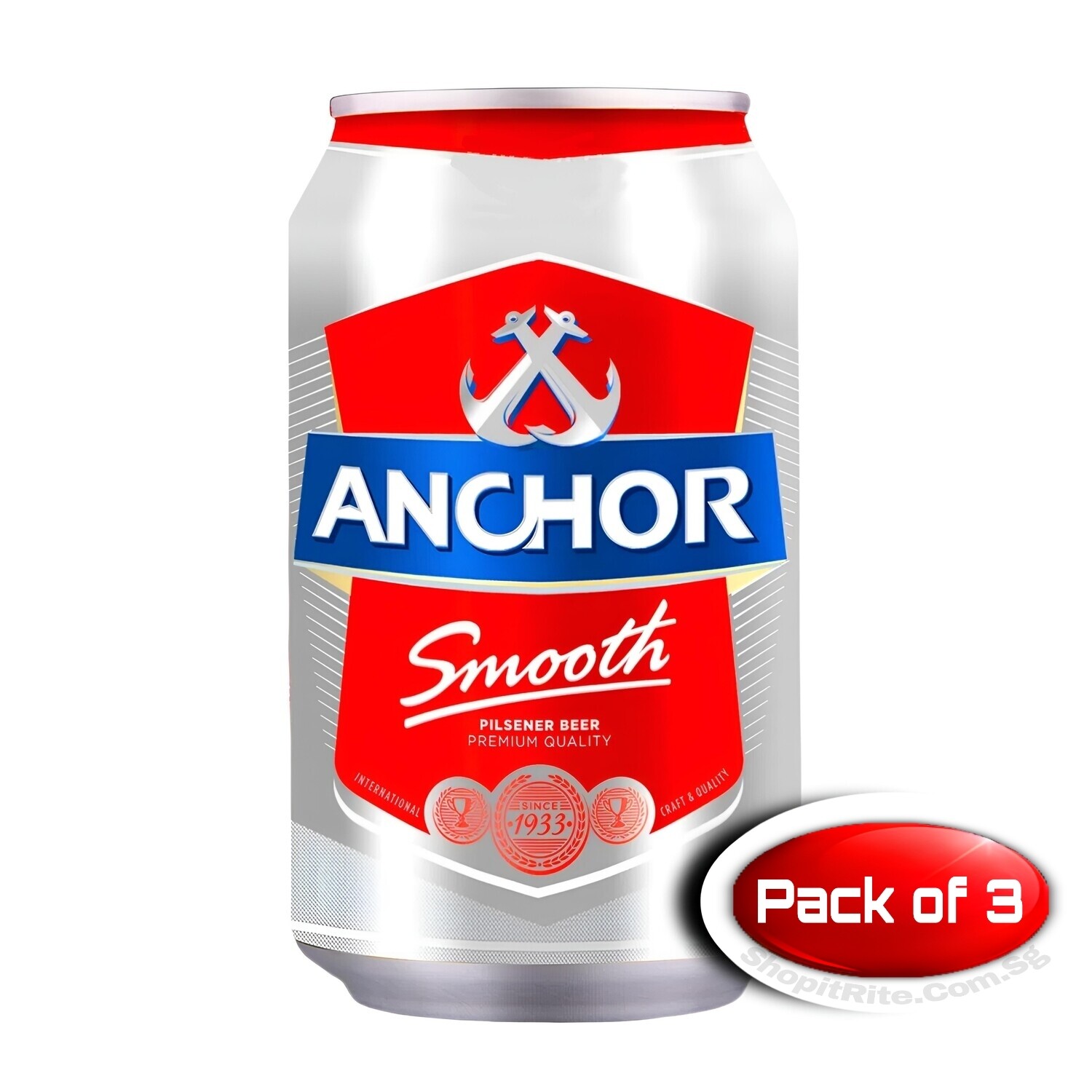 Anchor Smooth Pilsner 320ml 3 Cans