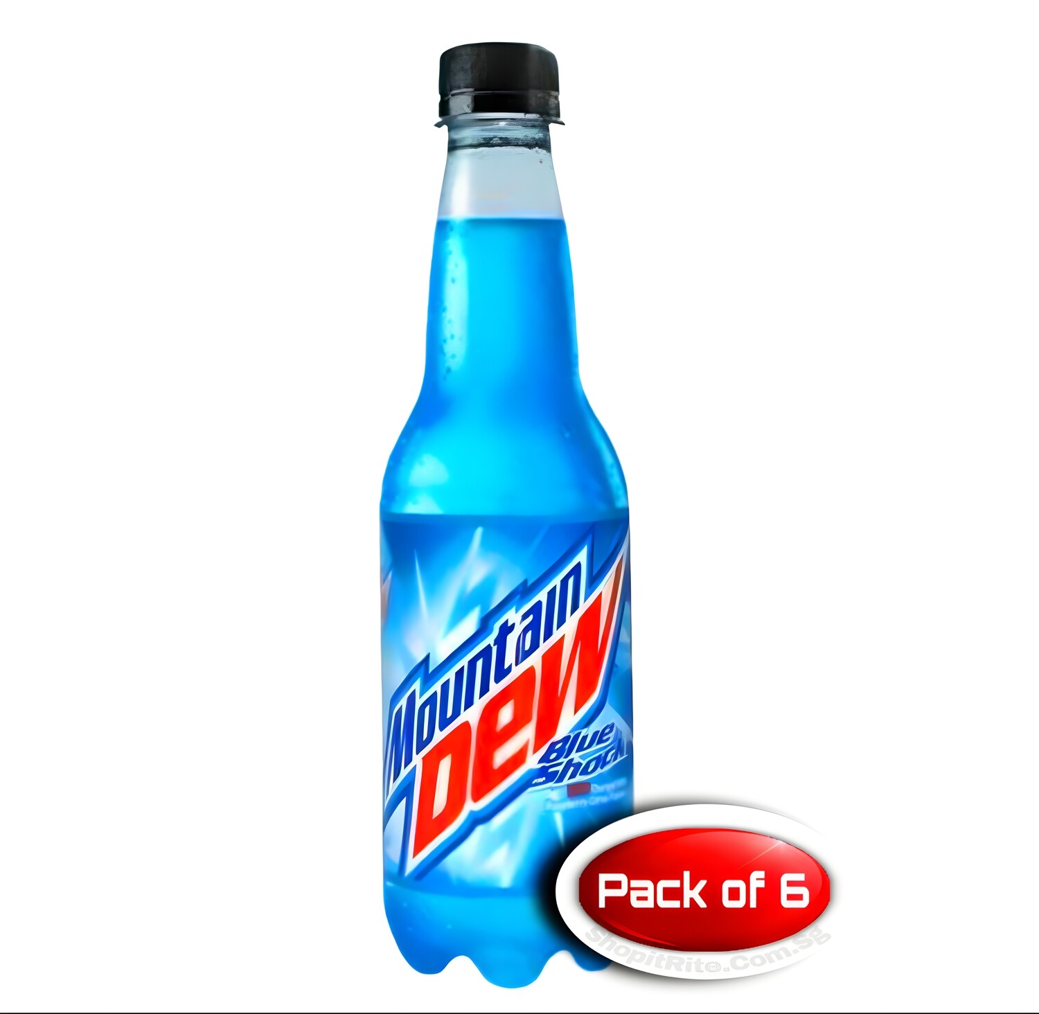 Mountain Dew Blue Shock 400mL 6 Bottles