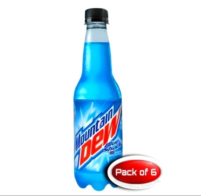 Mountain Dew Blue Shock 400mL 6 Bottles