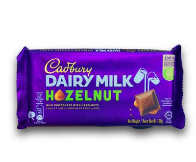 Cadbury Dairy Milk HazelNut 160g x 1Pcs