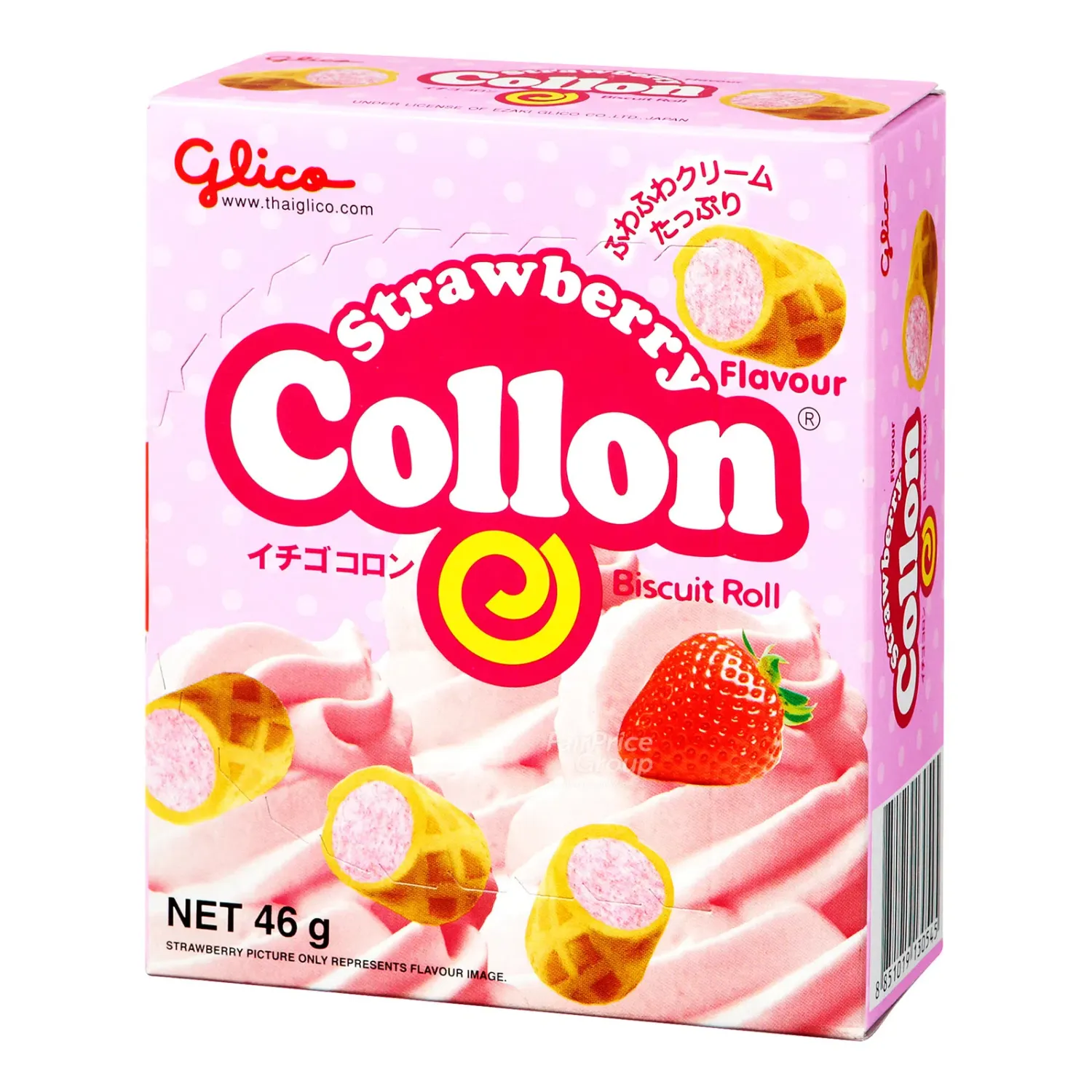 Collon Strawberry Biscuit Roll 41g