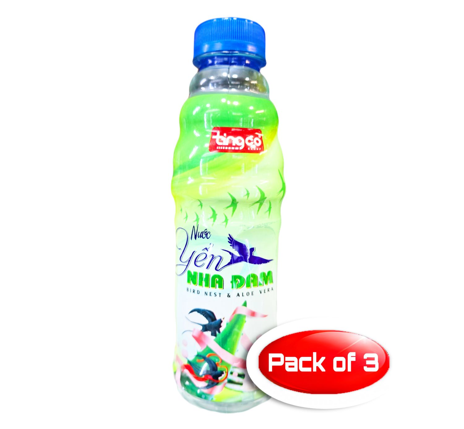 Tingco Nha Dam Bird Nest &amp; Aloe Vera 500mL 3 Bottles