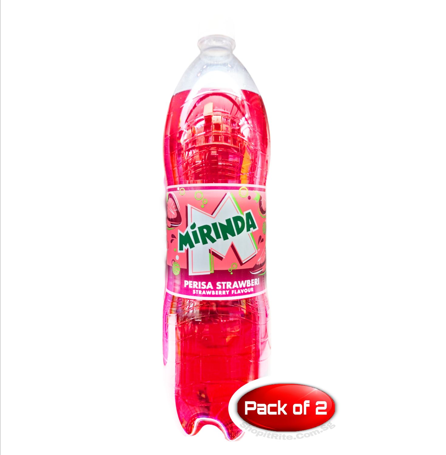 MIRINDA Strawberry flavor 1.5L 2 Bottles