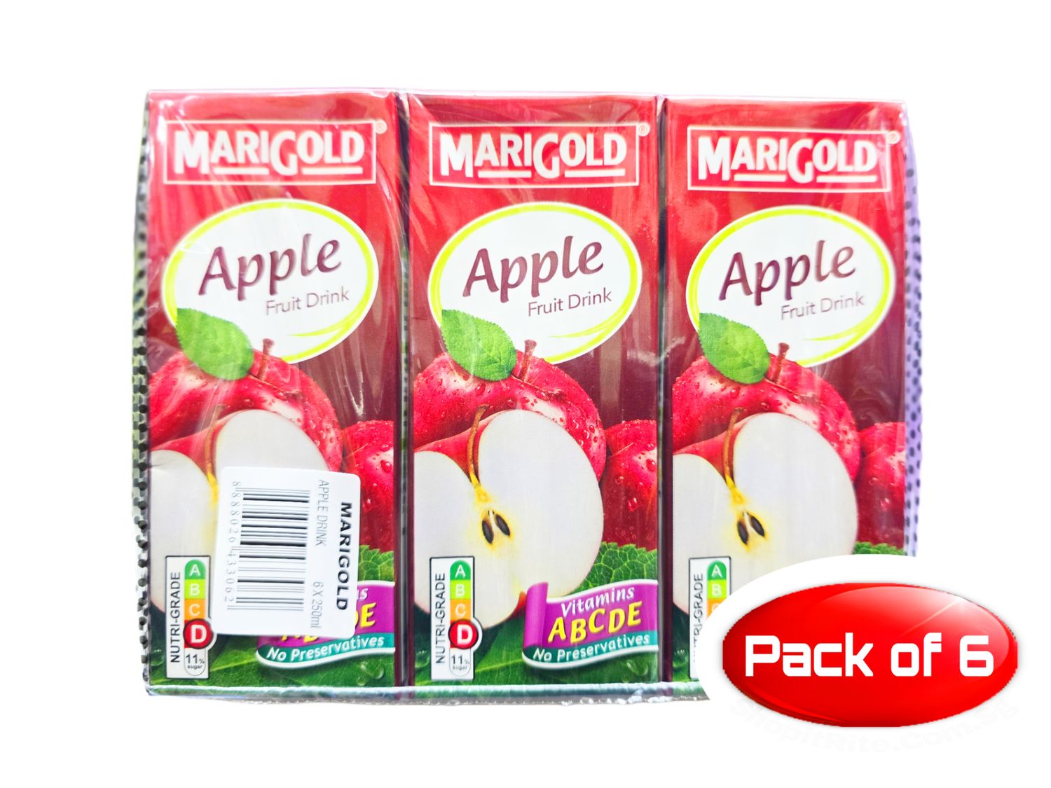 Marigold Apple Fruit Drink 250mL 6 Pack