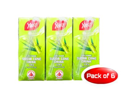 Yeo Sugar Cane Drink less Sugar 250mL 6 Pack