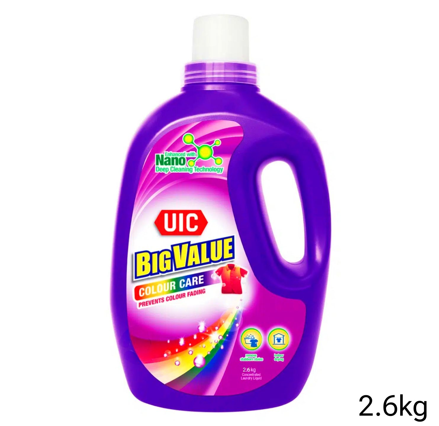 UIC Big Value Liquid Detergent - Colour Care 2.6kg