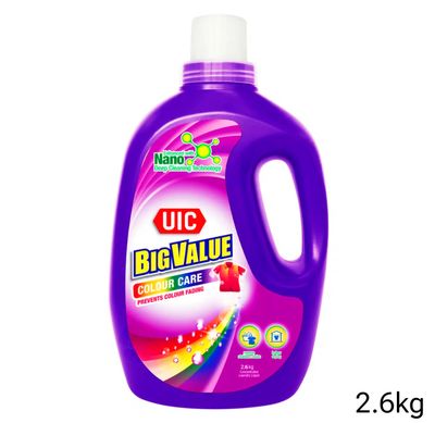 UIC Big Value Liquid Detergent - Colour Care 2.6kg