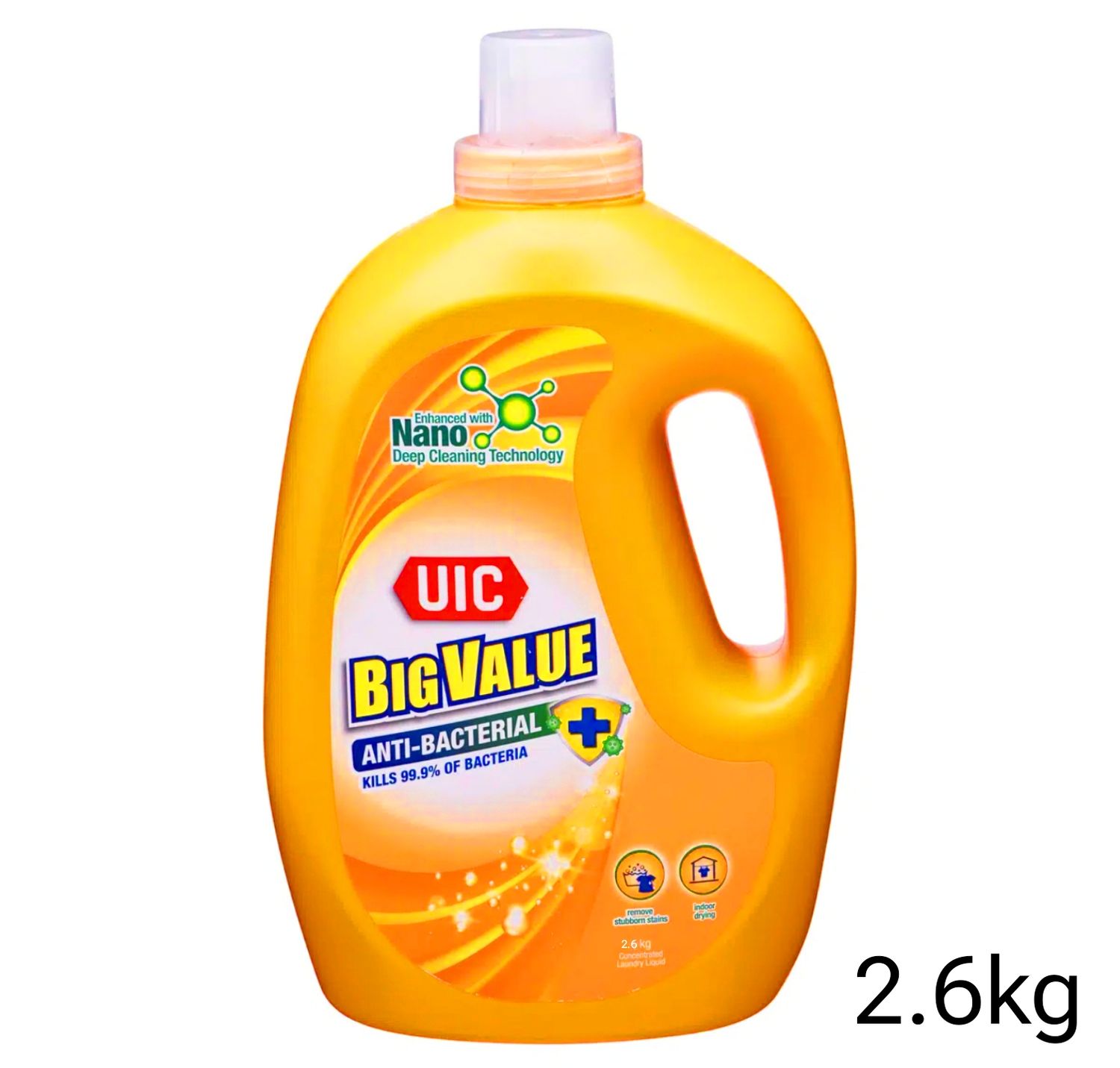 UIC Big Value Liquid Detergent Anti-Bacterial 2.6kg