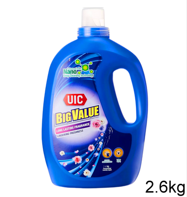 UIC Big Value Liquid Detergent - Long Lasting Fragrance 2.6kg