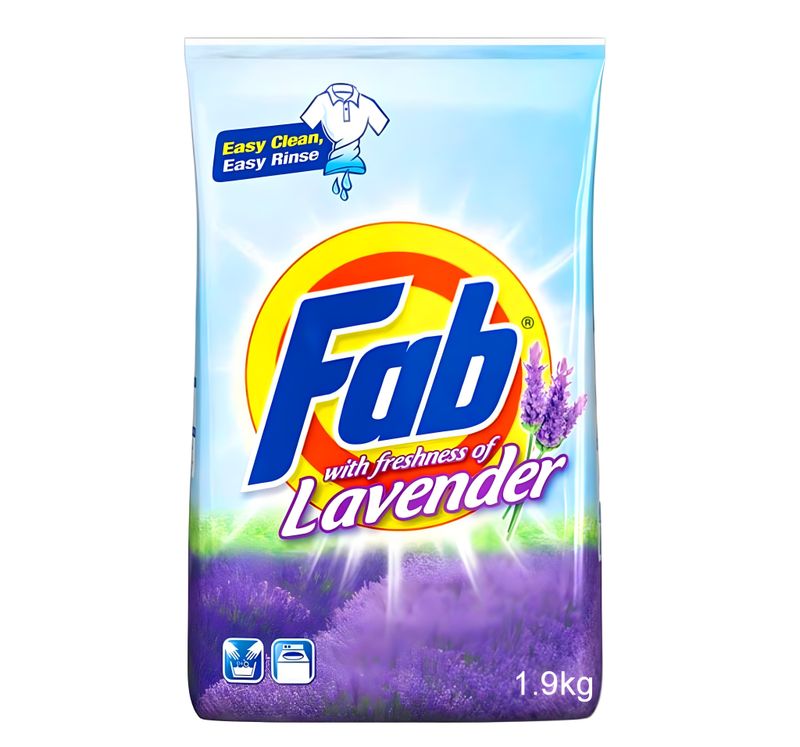 Fab Detergent Powder Lavender 1.9kg