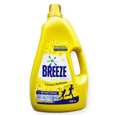 Breeze Liquid Detergent - 2 in 1 Luxury Perfume 3.6kg