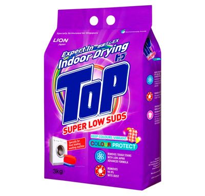 Top Detergent Powder Packet Super Low Suds - Colour Protect 3k