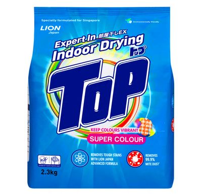 Top Detergent Powder Packet Super Low Suds- Super Color 2.3k